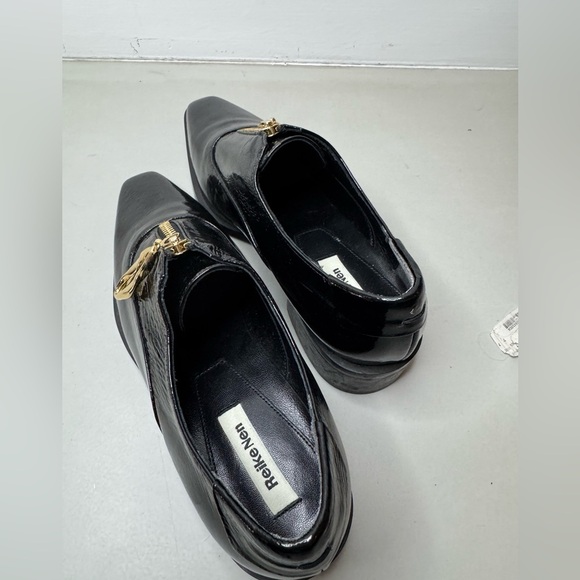 Reike Nen Oval Loafers – Black Patent Leather – Size 37 / US 7 - Picture 11 of 17